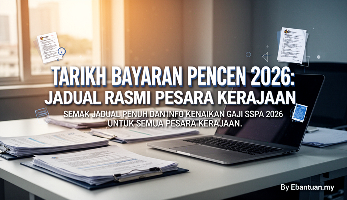 Tarikh Bayaran Pencen 2026: Jadual Rasmi Pesara Kerajaan 1 Tarikh Bayaran Pencen 2026: Jadual Rasmi Pesara Kerajaan