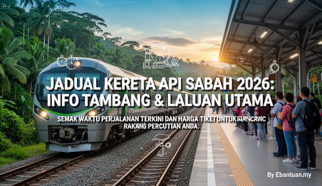 Jadual Kereta Api Sabah 2026: Info Tambang & Laluan Utama