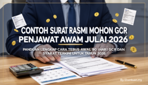 Contoh Surat Rasmi Mohon GCR Penjawat Awam Julai 2026
