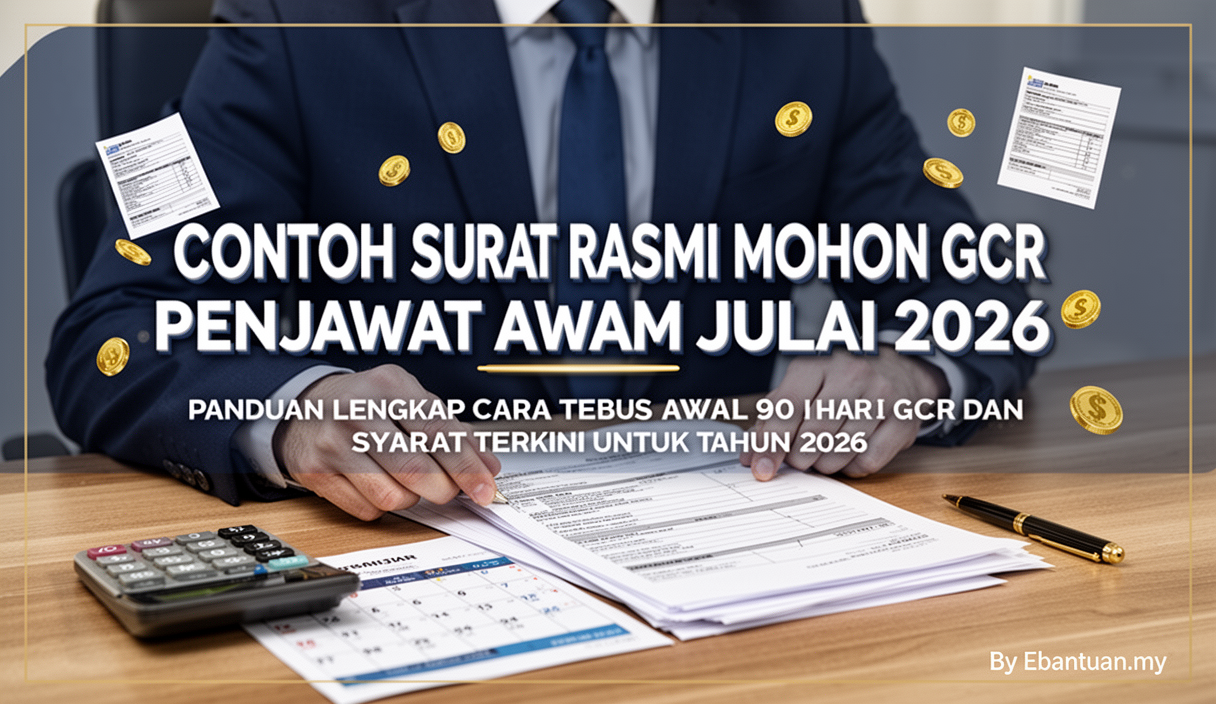 Contoh Surat Rasmi Mohon GCR Penjawat Awam Julai 2026