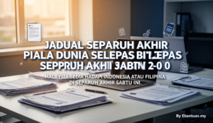 Jadual Separuh Akhir Piala Dunia Selepas Benam Jepun 2-0