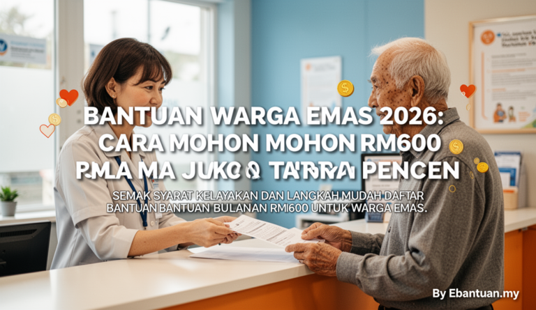 Bantuan Warga Emas 2026: Cara Mohon RM600 JKM Tanpa Pencen