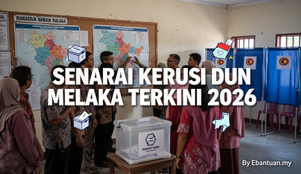 Senarai Kerusi DUN Melaka Terkini 2026