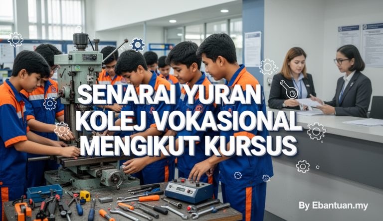 Senarai Yuran Kolej Vokasional Mengikut Kursus