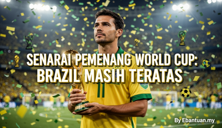 Senarai Pemenang World Cup: Brazil Masih Teratas