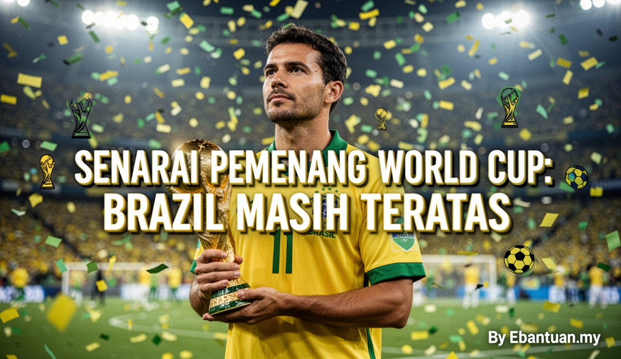 Senarai Pemenang World Cup: Brazil Masih Teratas
