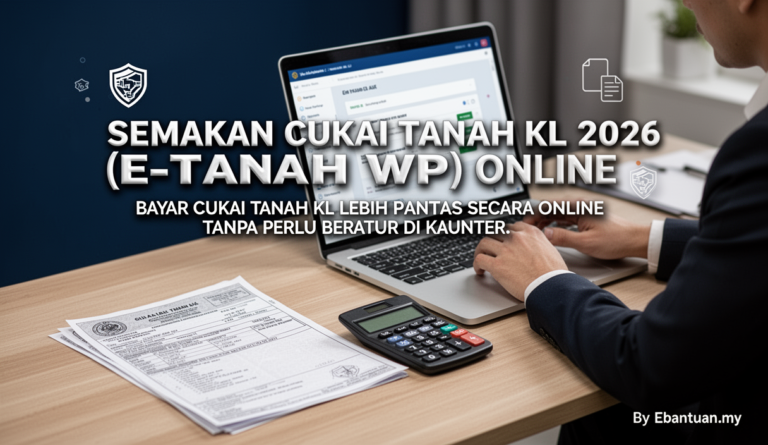 Semakan Cukai Tanah KL 2026 (e-Tanah WP) Online