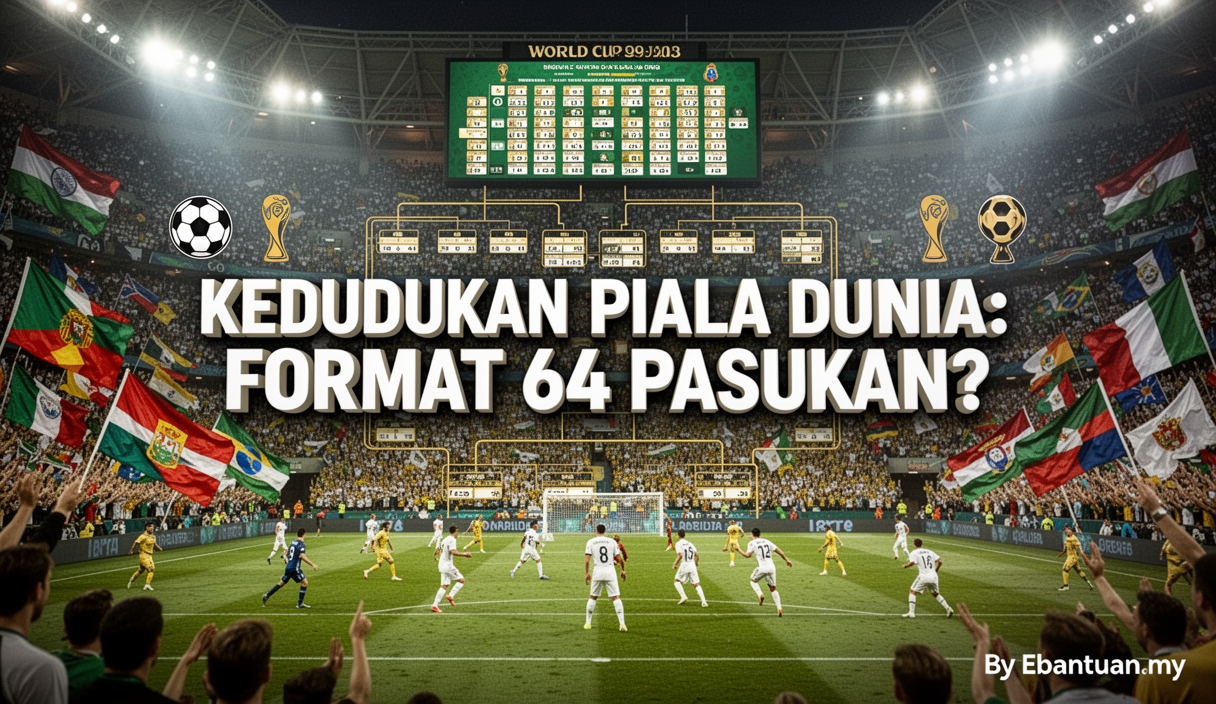Kedudukan Piala Dunia: Format 64 Pasukan? 1 Kedudukan Piala Dunia: Format 64 Pasukan?