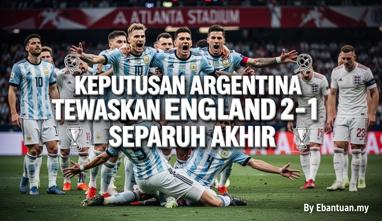 Keputusan Argentina Tewaskan England 2-1 Separuh Akhir 1 Keputusan Argentina Tewaskan England 2-1 Separuh Akhir