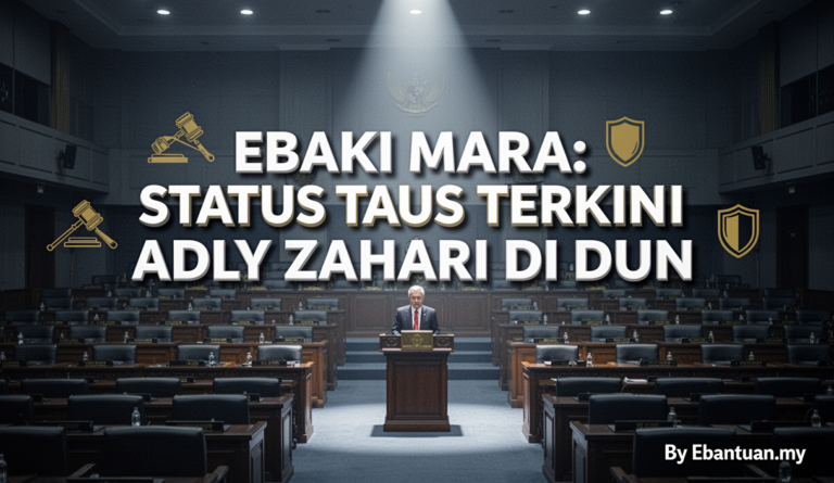 Ebaki Mara: Status Terkini Adly Zahari Di DUN