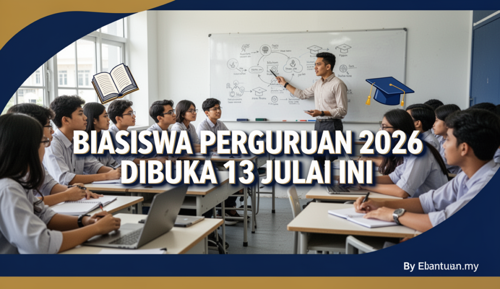 Biasiswa Perguruan 2026 Dibuka 13 Julai Ini
