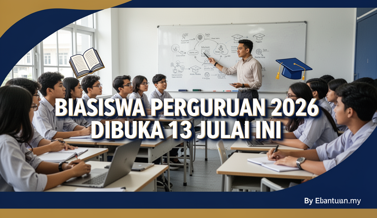 Biasiswa Perguruan 2026 Dibuka 13 Julai Ini