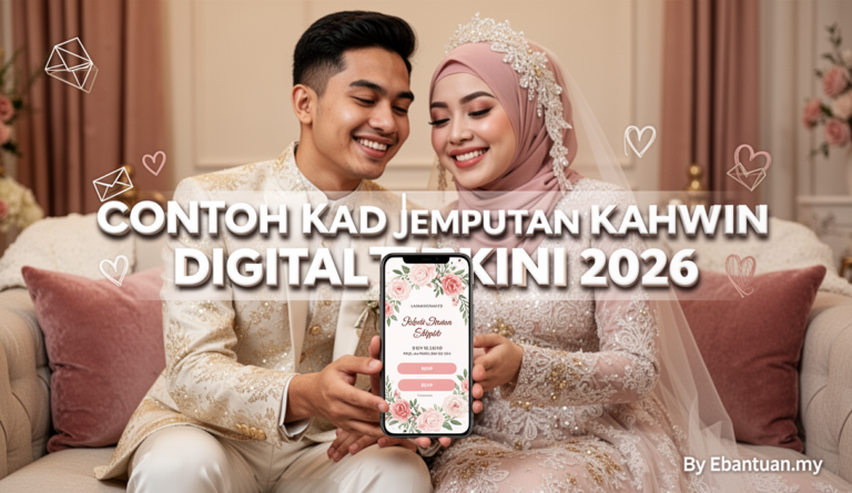 Contoh Kad Jemputan Kahwin Digital Terkini 2026