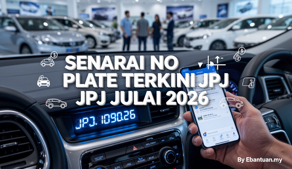 Senarai No Plate Terkini JPJ Julai 2026