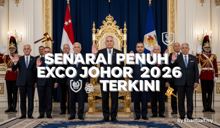 Senarai Penuh Exco Johor 2026 Terkini