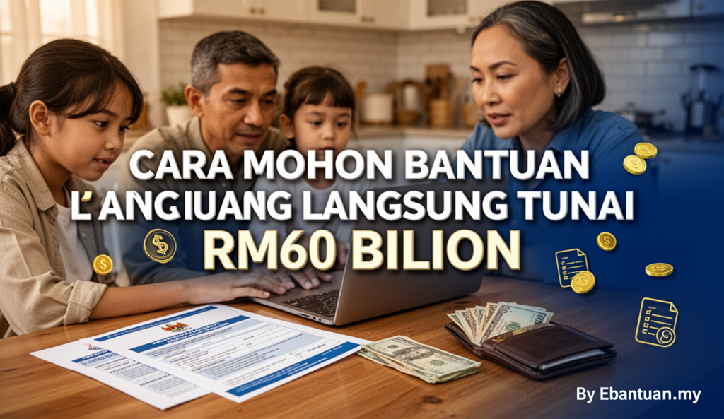Cara Mohon Bantuan Langsung Tunai RM60 Bilion
