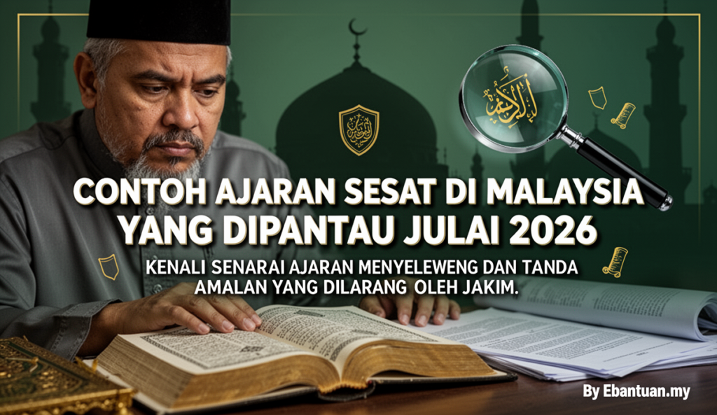Contoh Ajaran Sesat Di Malaysia Yang Dipantau Julai 2026