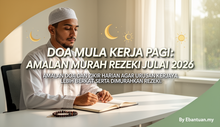 Doa Mula Kerja Pagi: Amalan Murah Rezeki Julai 2026