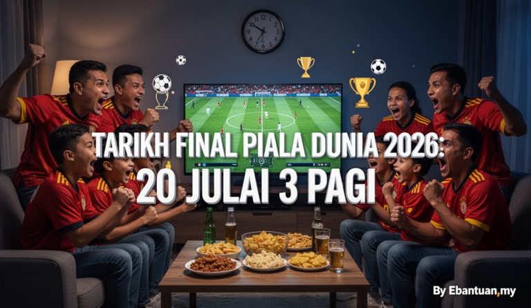 Tarikh Final Piala Dunia 2026: 20 Julai 3 Pagi