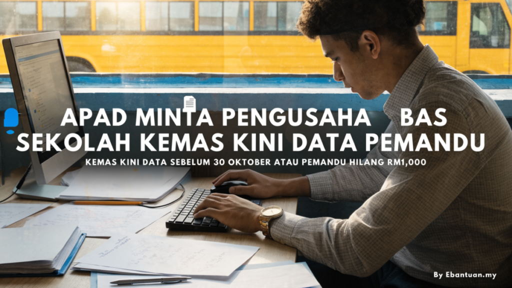 APAD Minta Pengusaha Bas Sekolah Kemas Kini Data Pemandu
