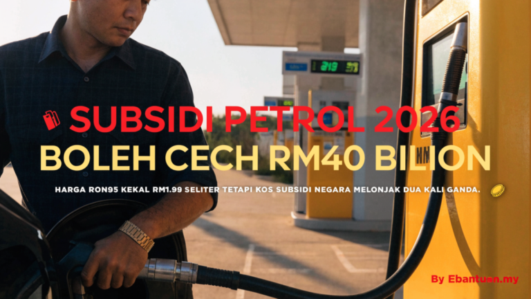 Subsidi Petrol 2026 Boleh Cecah RM40 Bilion