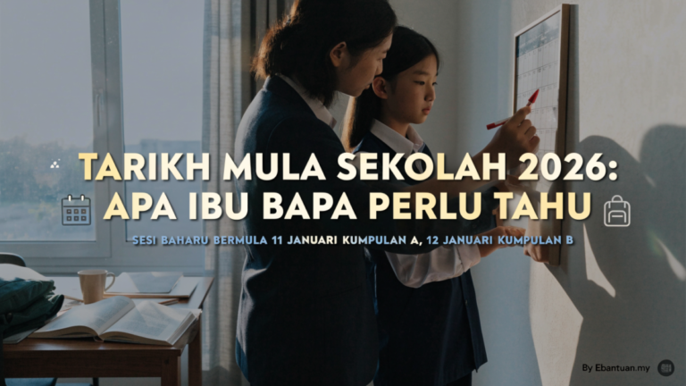 Tarikh Mula Sekolah 2026: Apa Ibu Bapa Perlu Tahu