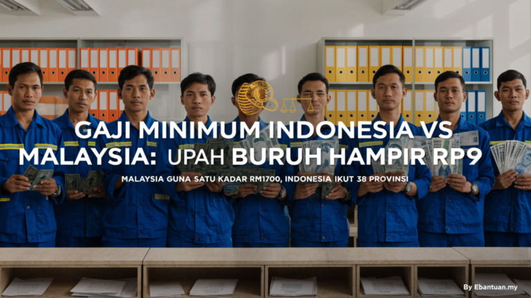 Gaji Minimum Indonesia vs Malaysia: Upah Buruh Hampir Rp9