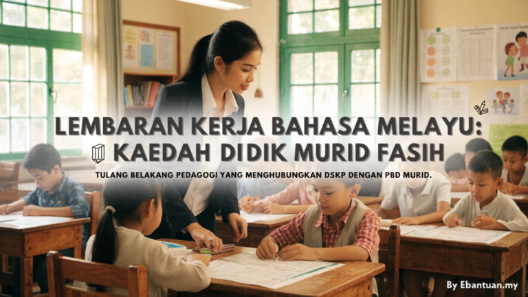 Lembaran Kerja Bahasa Melayu: Kaedah Didik Murid Fasih