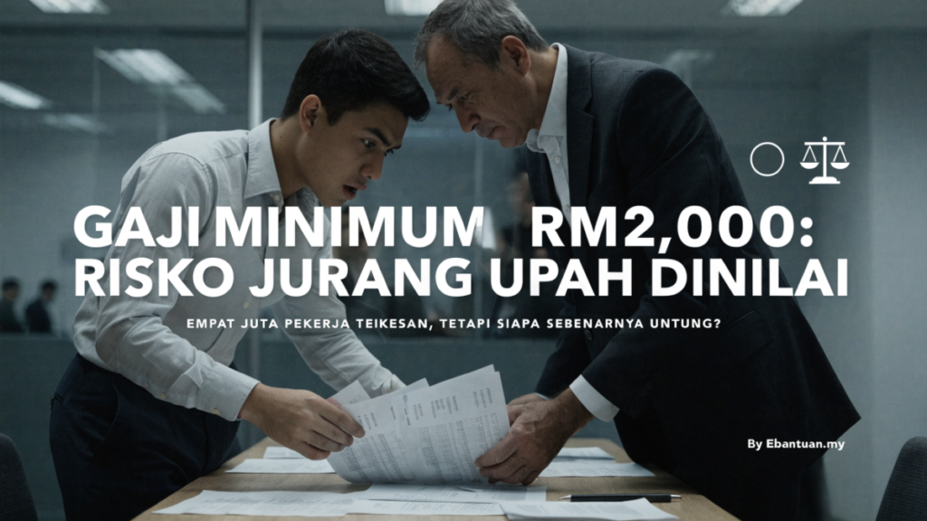 Gaji Minimum RM2,000: Risiko Jurang Upah Dinilai