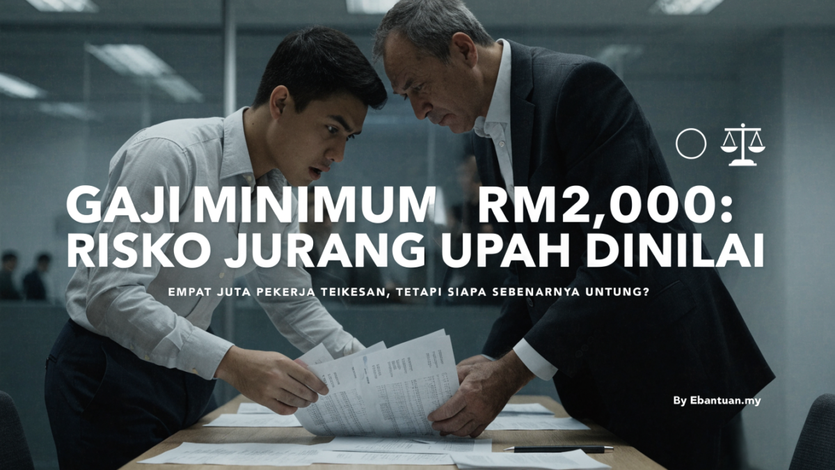 Gaji Minimum RM2,000: Risiko Jurang Upah Dinilai