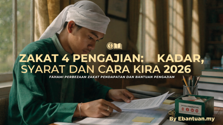 Zakat 4 Pengajian: Kadar, Syarat dan Cara Kira 2026
