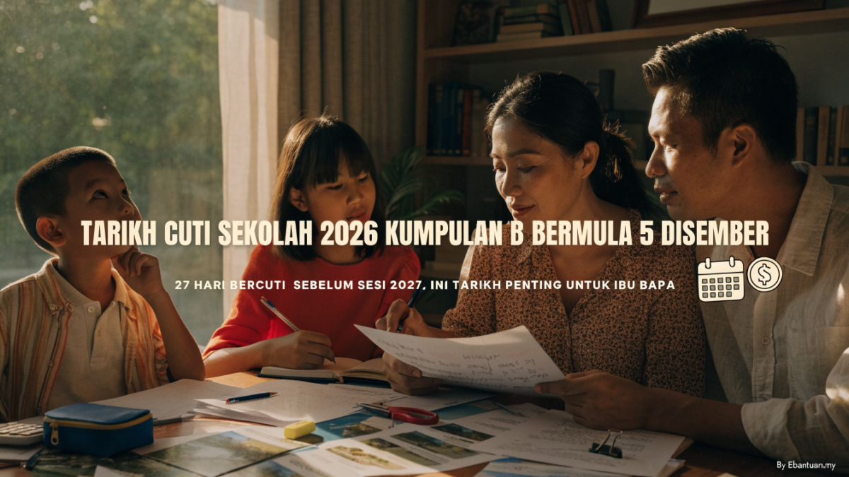 Tarikh Cuti Sekolah 2026 Kumpulan B Bermula 5 Disember 1 Tarikh Cuti Sekolah 2026 Kumpulan B Bermula 5 Disember