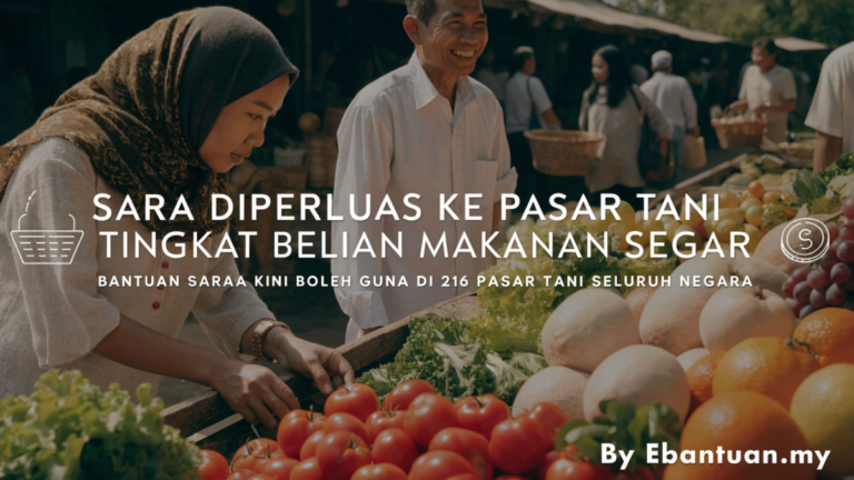 SARA Diperluas ke Pasar Tani Tingkat Belian Makanan Segar