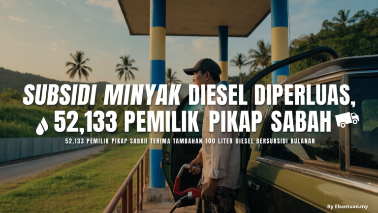 Subsidi Minyak Diesel Diperluas, 52,133 Pemilik Pikap Sabah