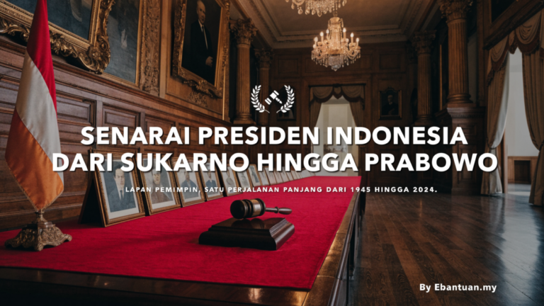 Senarai Presiden Indonesia dari Sukarno hingga Prabowo
