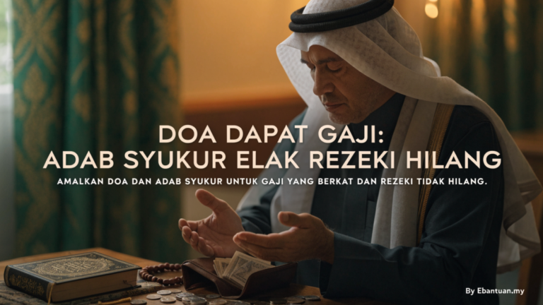 Doa Dapat Gaji: Adab Syukur Elak Rezeki Hilang