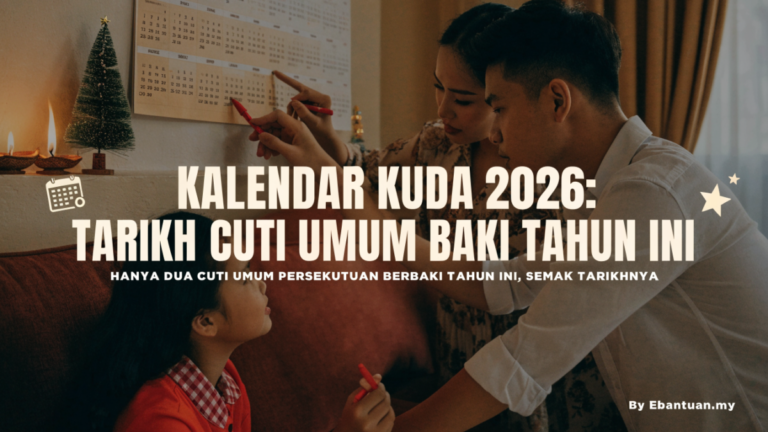 Kalendar Kuda 2026: Tarikh Cuti Umum Baki Tahun Ini