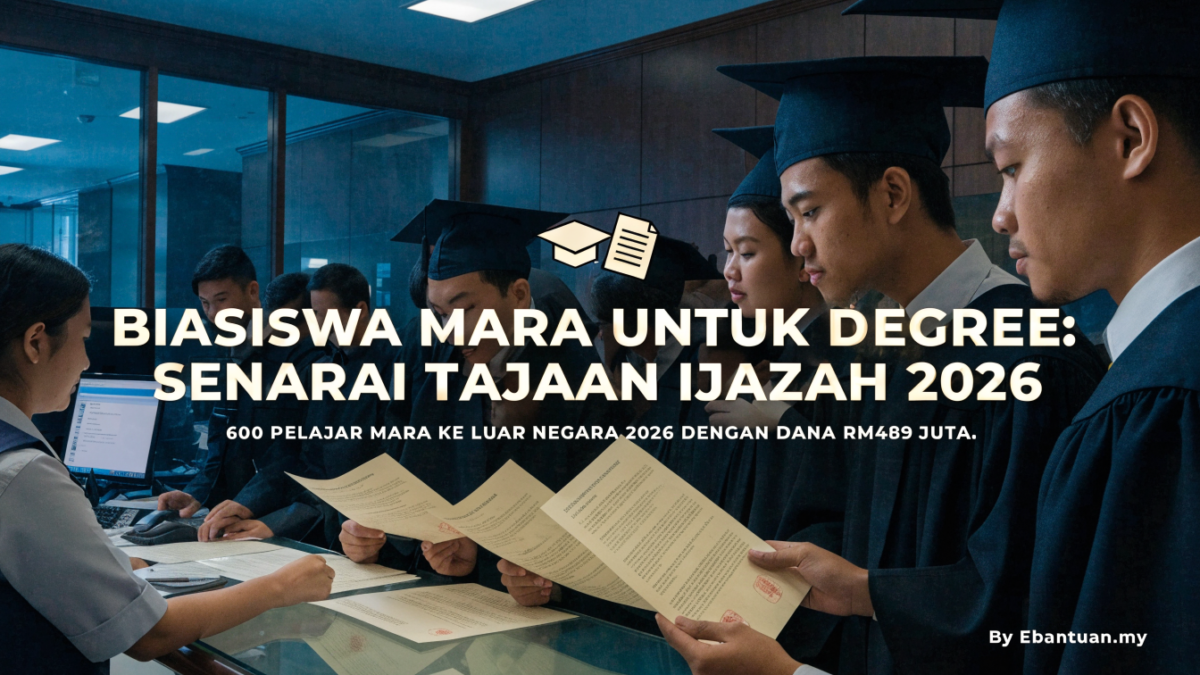 Biasiswa MARA Untuk Degree: Senarai Tajaan Ijazah 2026 1 Biasiswa MARA Untuk Degree: Senarai Tajaan Ijazah 2026