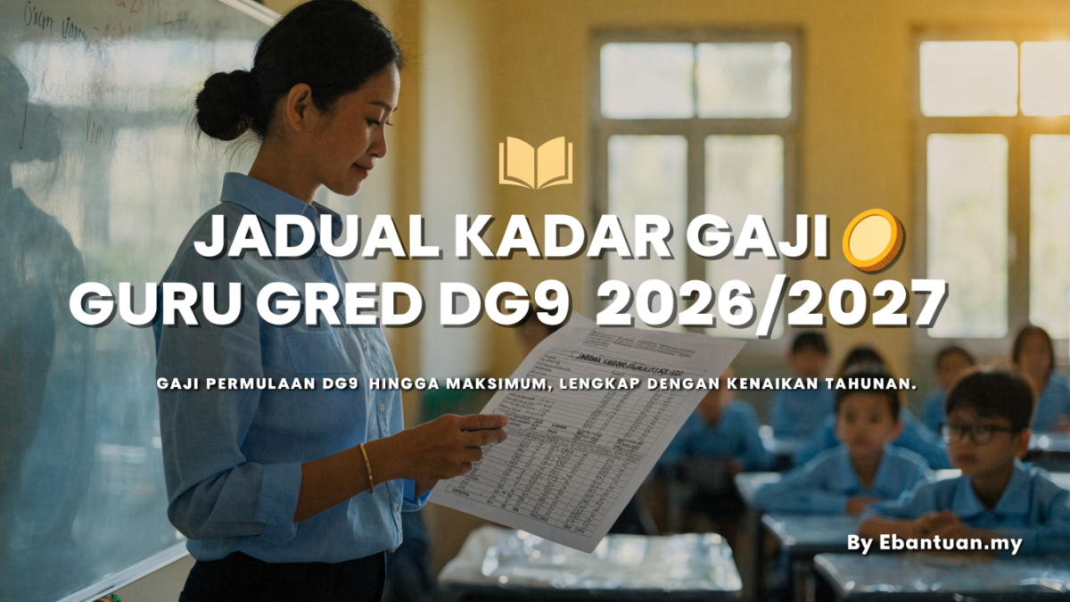 Jadual Kadar Gaji Guru Gred DG9 2026/2027 1 Jadual Kadar Gaji Guru Gred DG9 2026/2027