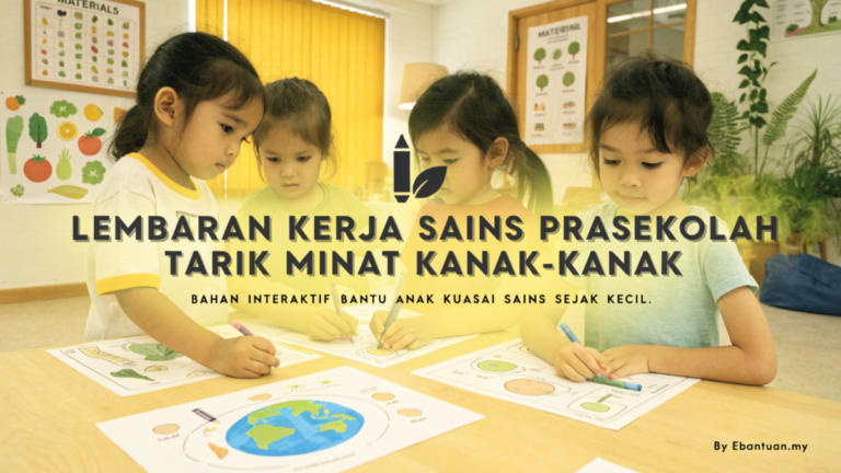 Lembaran Kerja Sains Prasekolah Tarik Minat Kanak-Kanak 5 Lembaran Kerja Sains Prasekolah Tarik Minat Kanak-Kanak