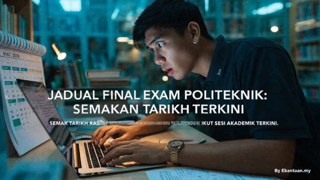 Jadual Final Exam Politeknik: Semakan Tarikh Terkini