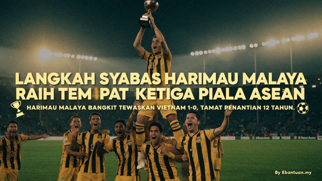 Langkah Syabas Harimau Malaya Raih Tempat Ketiga Piala ASEAN