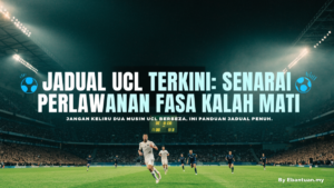 Jadual UCL Terkini: Senarai Perlawanan Fasa Kalah Mati