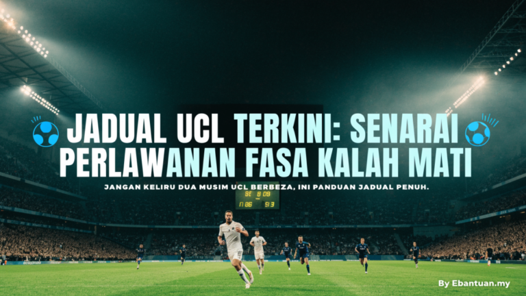 Jadual UCL Terkini: Senarai Perlawanan Fasa Kalah Mati