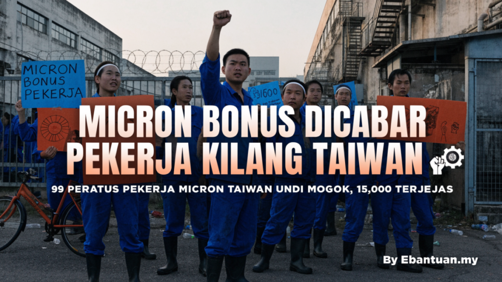 Micron Bonus Dicabar Pekerja Kilang Taiwan
