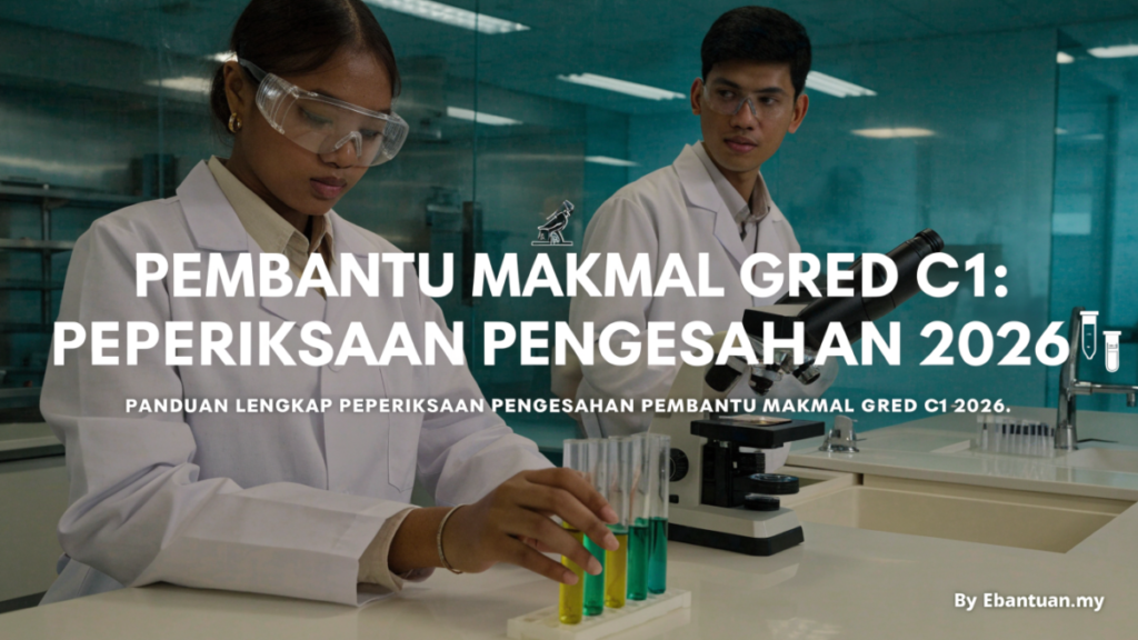 Pembantu Makmal Gred C1: Peperiksaan Pengesahan 2026
