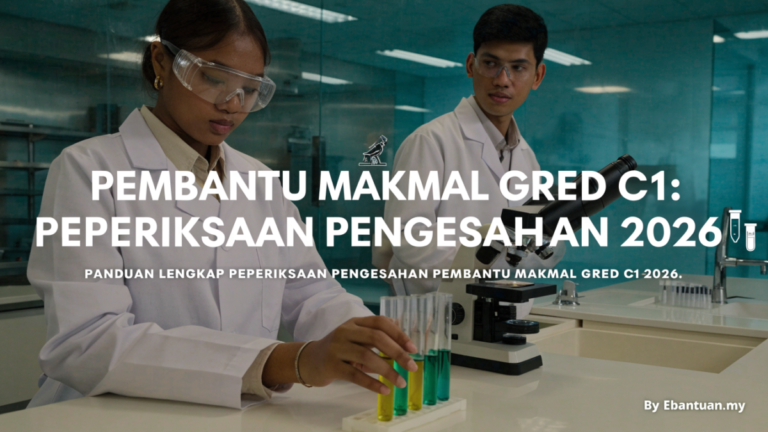 Pembantu Makmal Gred C1: Peperiksaan Pengesahan 2026